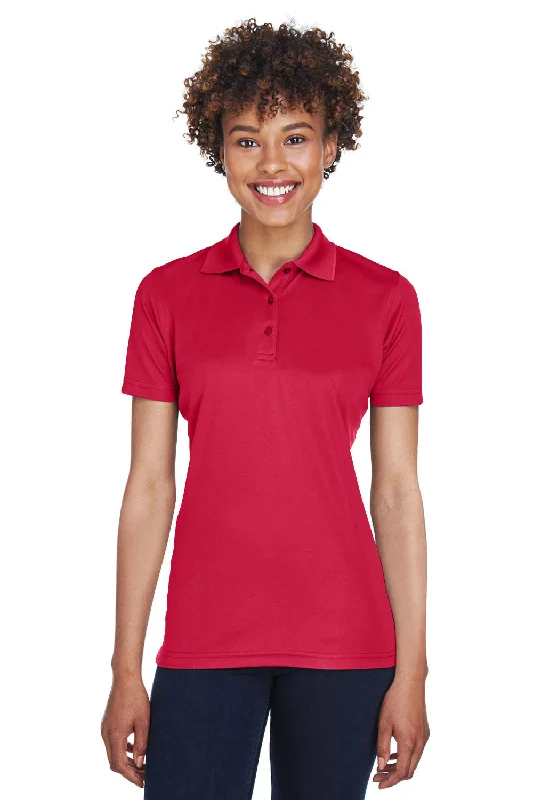 UltraClub Womens Cool & Dry Moisture Wicking Short Sleeve Polo Shirt - Cardinal Red Edgy Women's Punk UltraClub Womens Cool & Dry Moisture Wicking Short Sleeve Polo Shirt - Cardinal Red Edgy Women's Punk