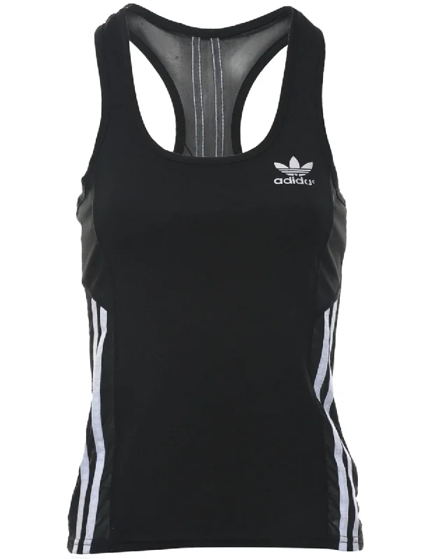 Bootleg Black Top - M Laid - back Women's Style