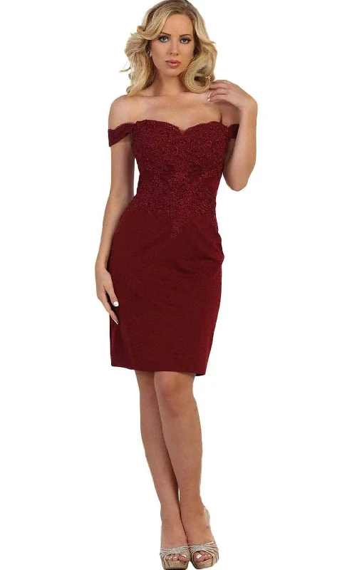 May Queen - Fitted Off Shoulder Cocktail Dress Adventure