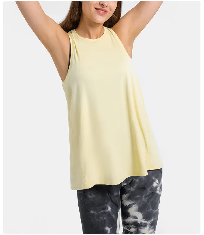 Yellow Tie Back Tank Top