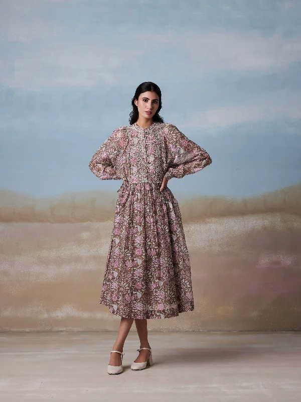 Tree of Life Quilt Midi Dress Confident Women's Power