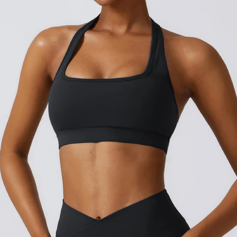 Halterneck Yoga Sports Bra Fitness Tank Top Wholesale Womens Clothing N3823122500005 French Halterneck Yoga Sports Bra Fitness Tank Top Wholesale Womens Clothing N3823122500005 French