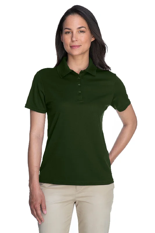 Core 365 Womens Origin Performance Moisture Wicking Short Sleeve Polo Shirt - Forest Green Elegant Women's Core 365 Womens Origin Performance Moisture Wicking Short Sleeve Polo Shirt - Forest Green Elegant Women's