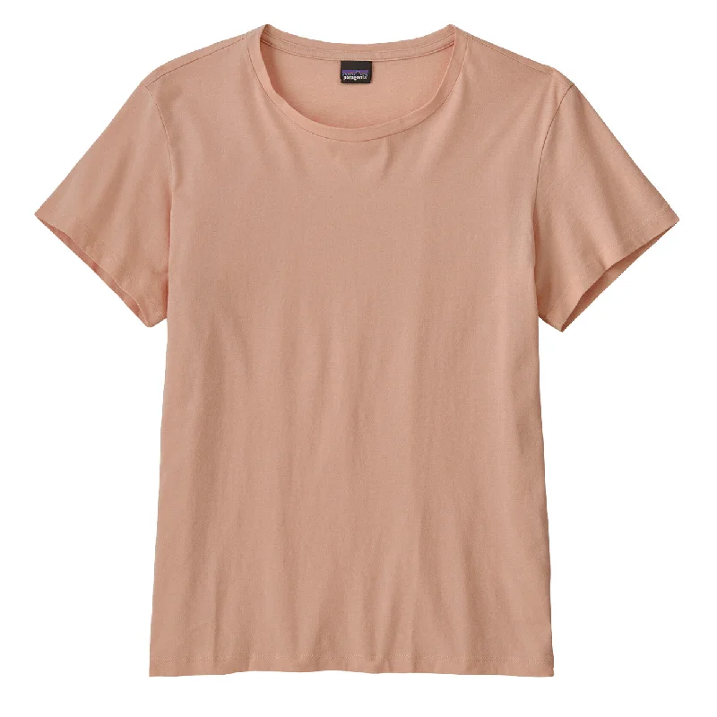 Patagonia Womens Regenerative Organic Certified Cotton Tee Antique Pink Youthful Women's Pop