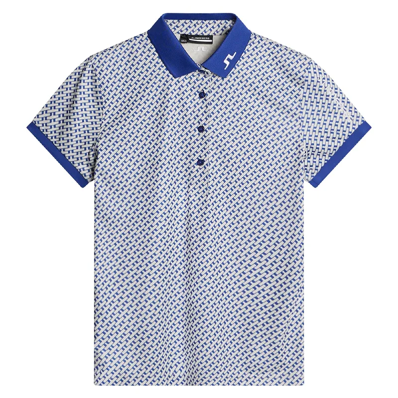 Womens Tour Tech TX Jersey Print Polo Geo Moonbeam - SS25 Youthful Women's Pop