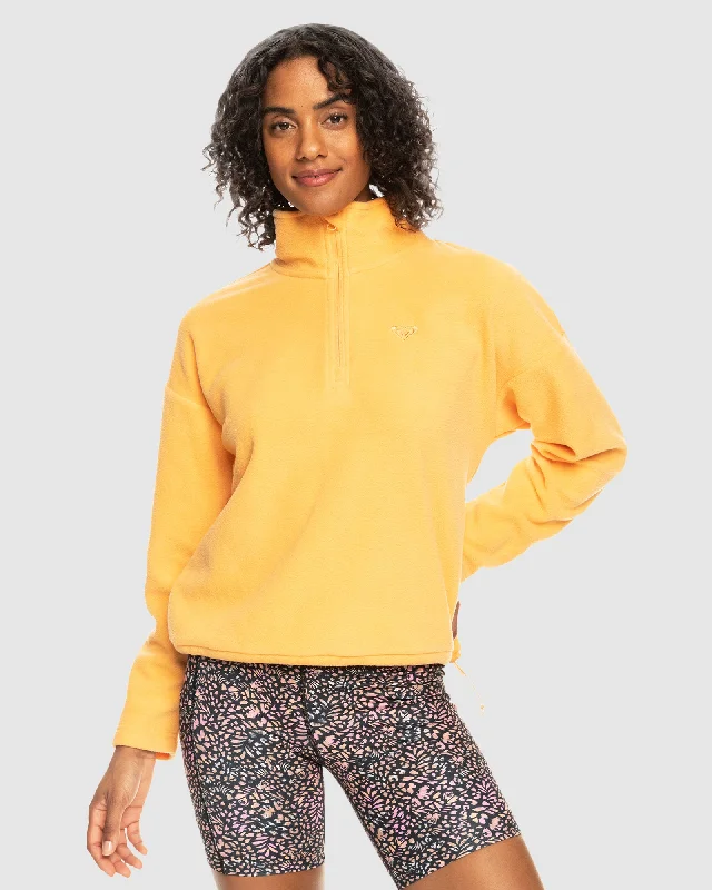 Womens Tech Fleece Half-Zip Sweatshirt Cashmere