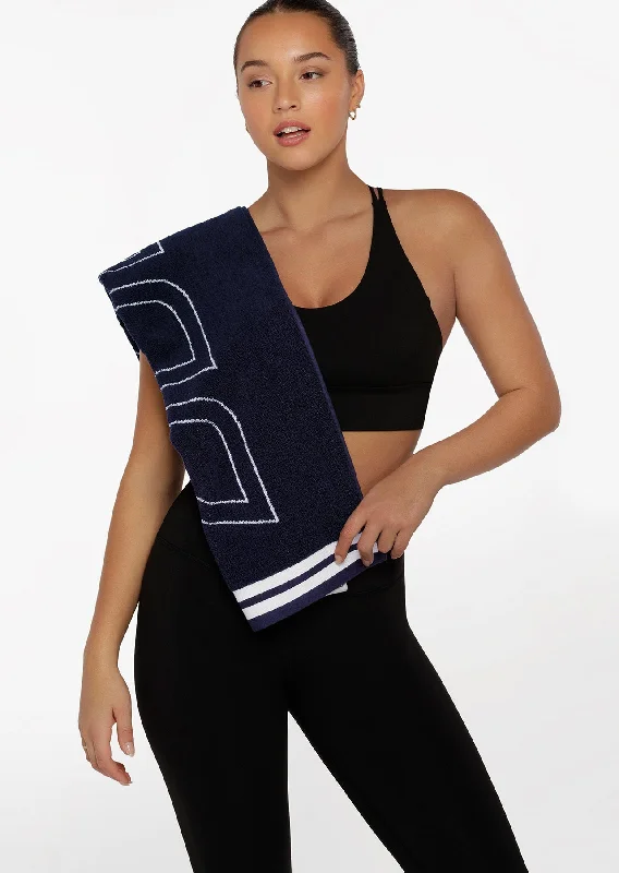 Lorna Jane Icon Sweat Towel - Black Casual Women's Japanese 