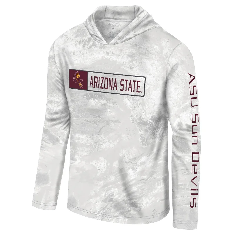 ASU Huron UPF Hooded Tee KHA European