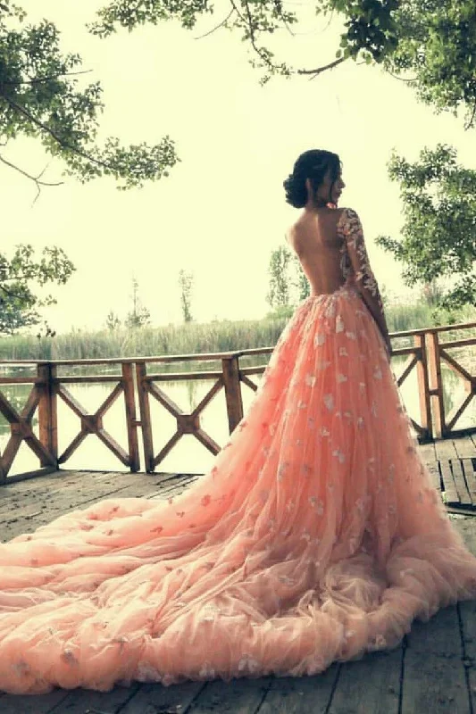 Beaded Lace Colored Wedding Dresses with Long Tulle Overskirt Bold Women's Statement