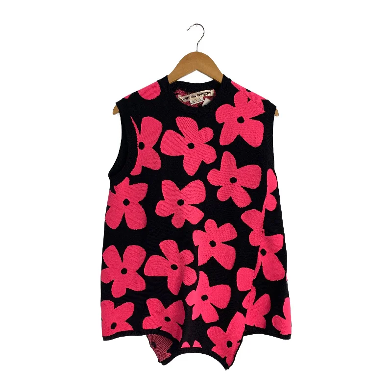 COMME des GARCONS/Vest/S/Polyester/Floral Pattern/GI-N016/Multicolor Scandinavian