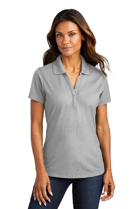 Port Authority Womens EZPerformance Moisture Wicking Short Sleeve Polo Shirt - Gusty Grey - Closeout Bold Women's Animal Print Port Authority Womens EZPerformance Moisture Wicking Short Sleeve Polo Shirt - Gusty Grey - Closeout Bold Women's Animal Print