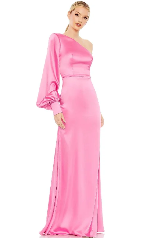 Ieena Duggal 26712 - Asymmetric Long Sleeved Evening Gown Edgy Women's Punk