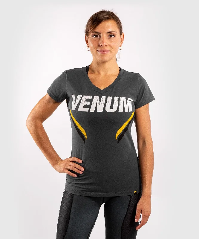 Venum ONE FC Impact T-shirt - for women - Grey/Yellow