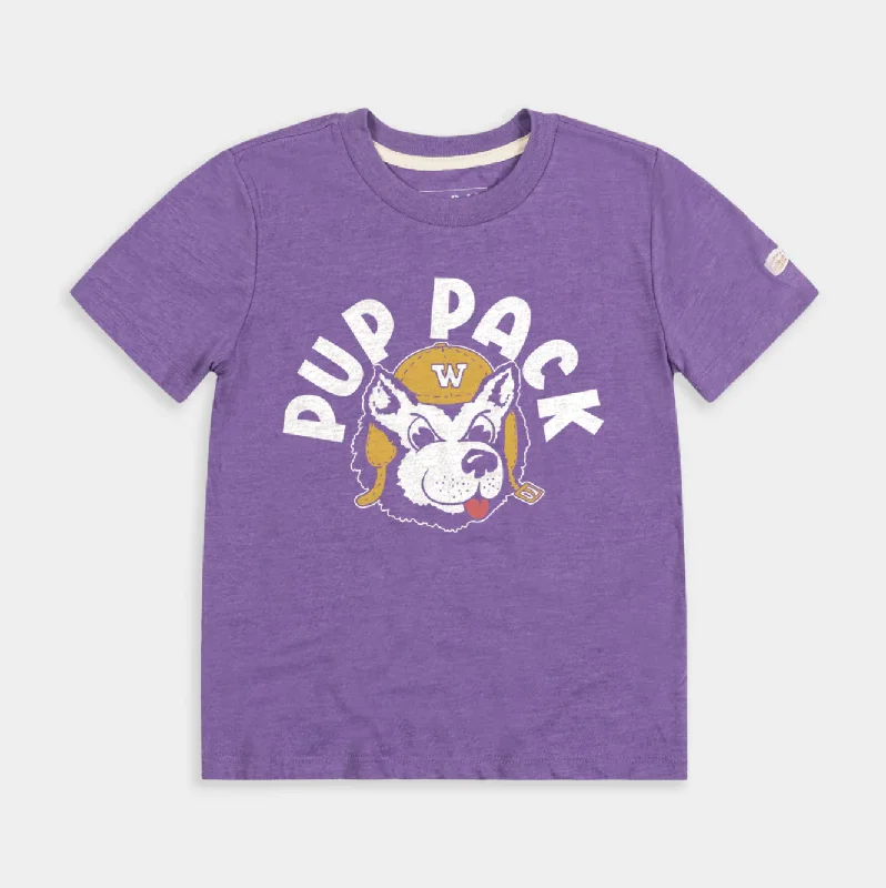 Washington Huskies Pup Pack Youth T-Shirt Polished Women's Silk