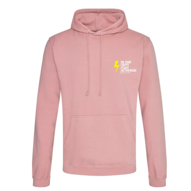 Dusky Pink Logo Hoodie/Zip Up Hoodie Sporty Women's Tennis