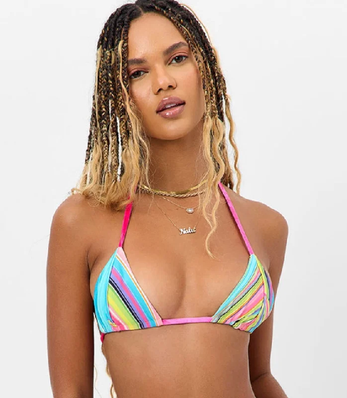PHILLIS SHINE TRIANGLE BIKINI TOP Modern Women's Tech