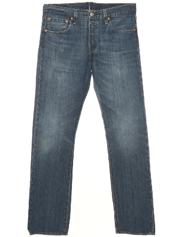 Boot Cut Levis 501 Jeans - W33 L34 Disco
