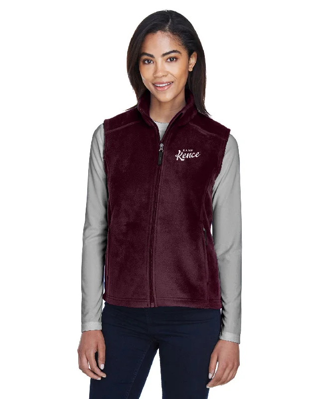 Core 365 Ladies Journey Fleece Vest Sustainable Organic