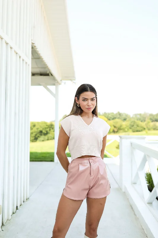 You Make Me Blush Sweater - Pink Cozy Women's Winter