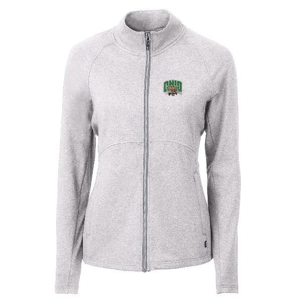 Ohio Bobcats Women's Cutter & Buck Traverse Stretch Quarter-Zip Modern Women's 