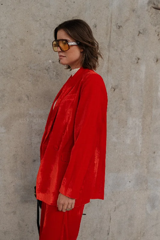 Dover Blazer in Orange Relaxed Women's 