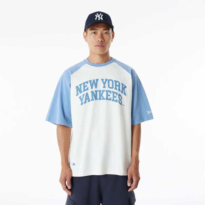 New York Yankees MLB Arch White T-Shirt Relaxed Women's Beachy