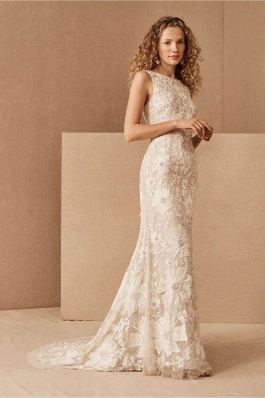 BHLDN Lucia Gown Cashmere