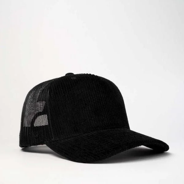 UFlex Cord Trucker Snapback Cap Artistic Women's Hand - painted