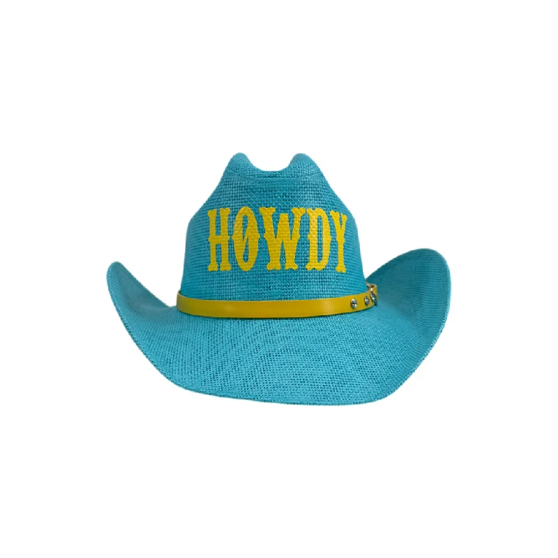 CH-1043- HOWDY BLUE/YELLOW Traditional Women's 