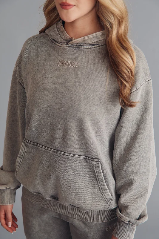 VENICE OVERSIZE HOODIE DENIM GRAY Modern Women's 
