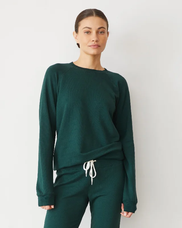 Supersoft Fleece Vintage Raglan Streetwear Style for 