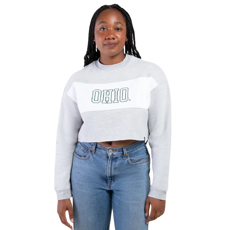 Ohio Bobcats Hype & Vice The Era Crewneck Cozy Women's Winter