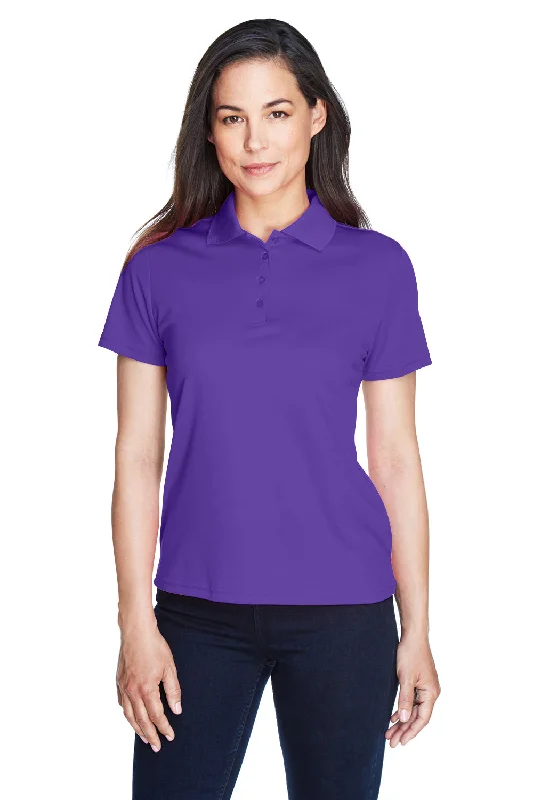 Core 365 Womens Origin Performance Moisture Wicking Short Sleeve Polo Shirt - Campus Purple Sophisticated Women's Tailored Core 365 Womens Origin Performance Moisture Wicking Short Sleeve Polo Shirt - Campus Purple Sophisticated Women's Tailored