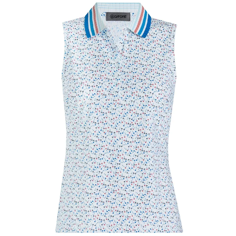 Womens Aye Poppy Silky Tech Nylon SL Polo Snow - SS25 Cozy Women's Winter