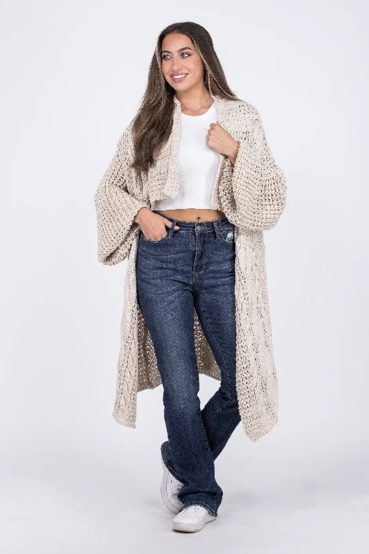 In Spite of It Women's Balloon Sleeve Cardigan