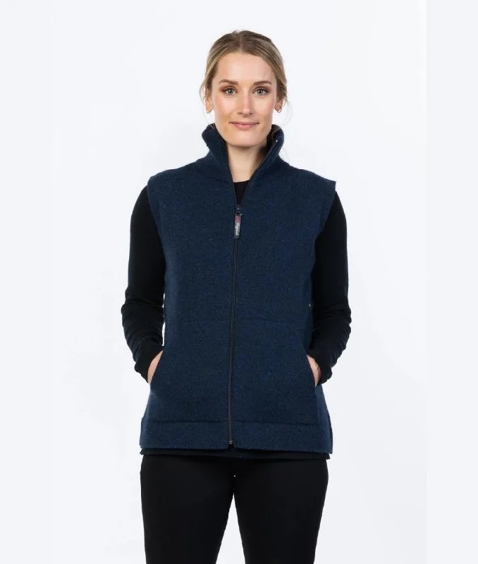 Womens Full Zip Eco Blend Vest Refined Women's Hand - crafted