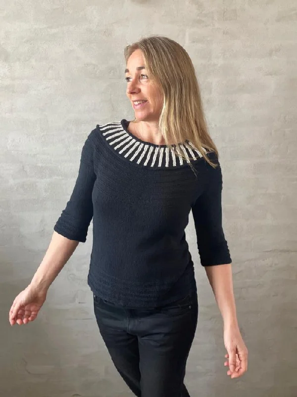 Bellis blouse by Hanne Falkenberg, knitting pattern