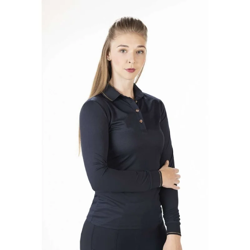 HKM Polo Glamour Bleu Foncé/Or Rose