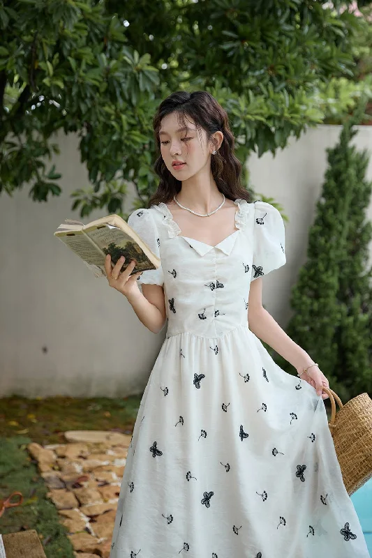 A-line Maxi Dress for Women Cool Women's Distressed
