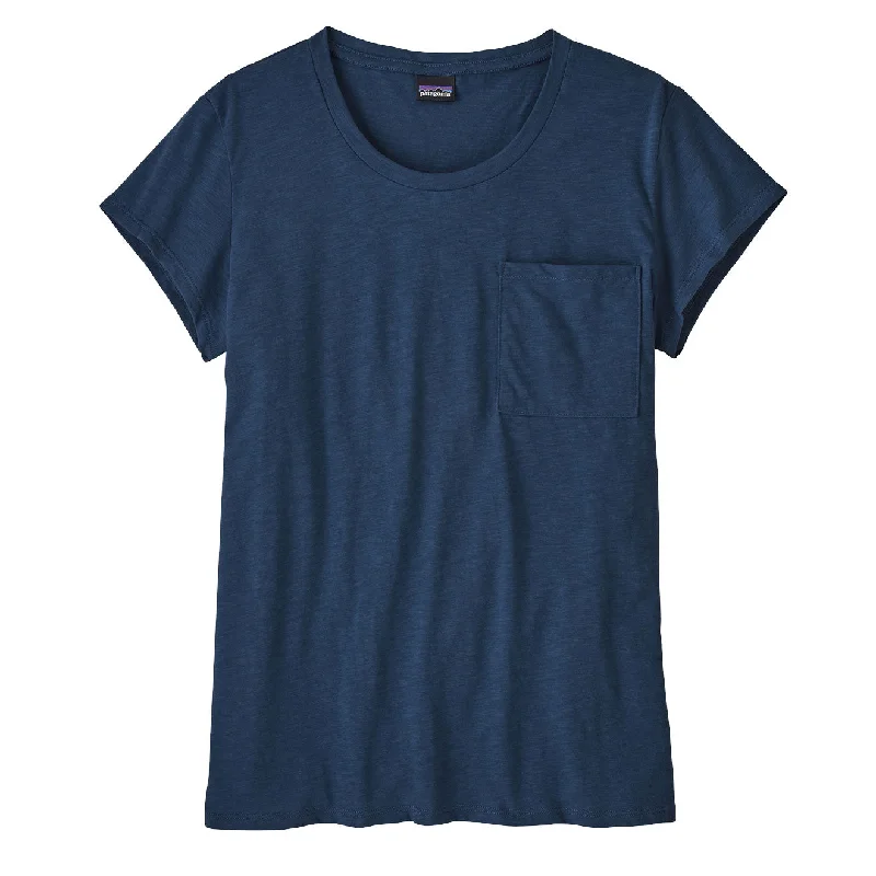 Patagonia Womens Mainstay T-Shirt Tidepool Blue Polished Women's Silk