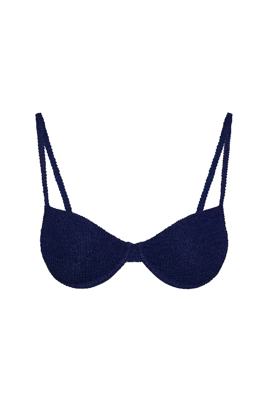 Capri Top - Midnight Crinkle