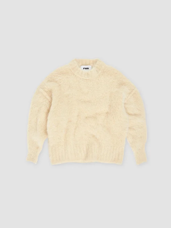 SAKURU sweater - Butter Geometric