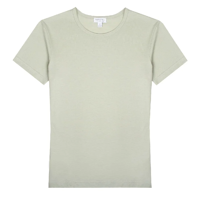 Sunspel Womens Classic T-Shirt Pistachio Vintage Women's 1970S 