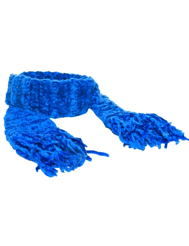 Blue Winter Scarf - M Dapper Women's 1920S