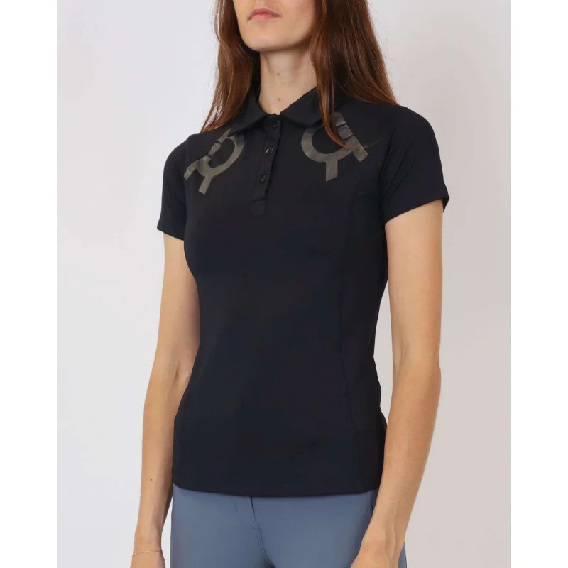 Rebel Polo Shiny Seam Marin