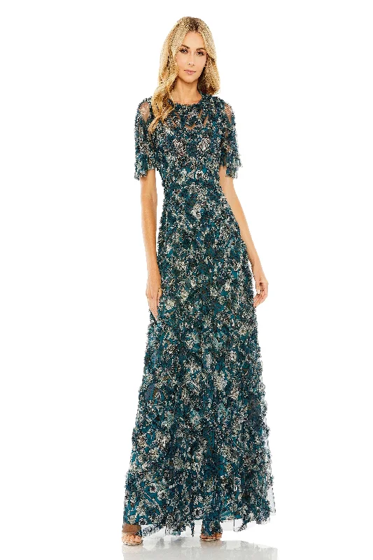 Mac Duggal 8043 Sleek Women's Metallic