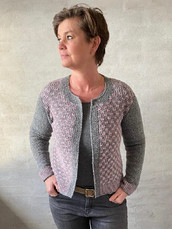 Print jacket by Hanne Falkenberg, knitting pattern