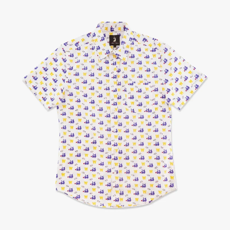 Washington Huskies Glory Days Tailgate Button-Up Shirt Vacation