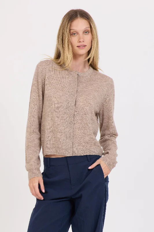 Addison Crewneck Cardigan - Toast Business