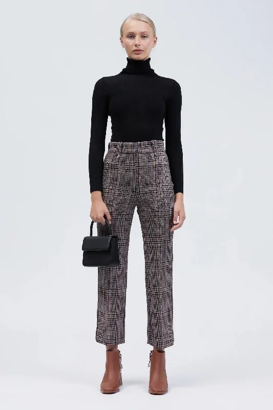 Liseburg Pant Brown Check